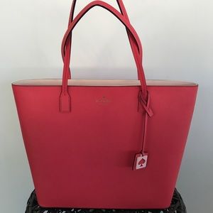 Kate Spade Abbey Street Karla Tote (Crab Red)